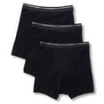 thumbnail image 1 of Jockey Men's Underwear Lightweight Classic Boxer Brief - 3 Pack, Black, M, 1 of 2