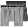 thumbnail image 1 of Jockey Men's Underwear Sport Outdoor Boxer Brief - 2 Pack, dark grey heather/light grey heather, L, 1 of 1