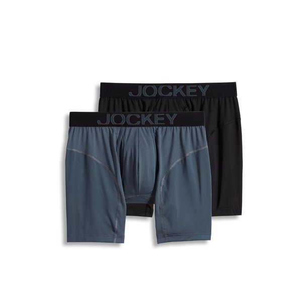 Jockey Mens RapidCool 9" Boxer Brief 2 Pack