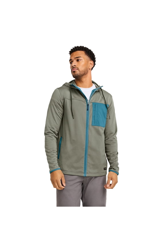 Outdoors Men's Lightweight Grid Fleece