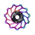 thumbnail image 1 of Jockey Pulley, Colorful MTB Bike Rear Derailleur Pulley Wheels, 11 13T Aluminum Sealed Bearing Jockey Wheel for Rear Derailleur Shifting, 1 of 8