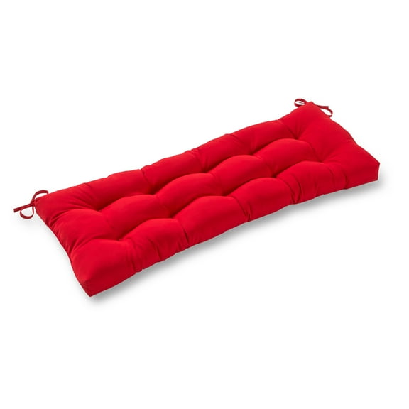 Sunbrella Canvas Jockey Red 44 x 17 in. Outdoor Swing/Bench Cushion by Greendale Home Fashions