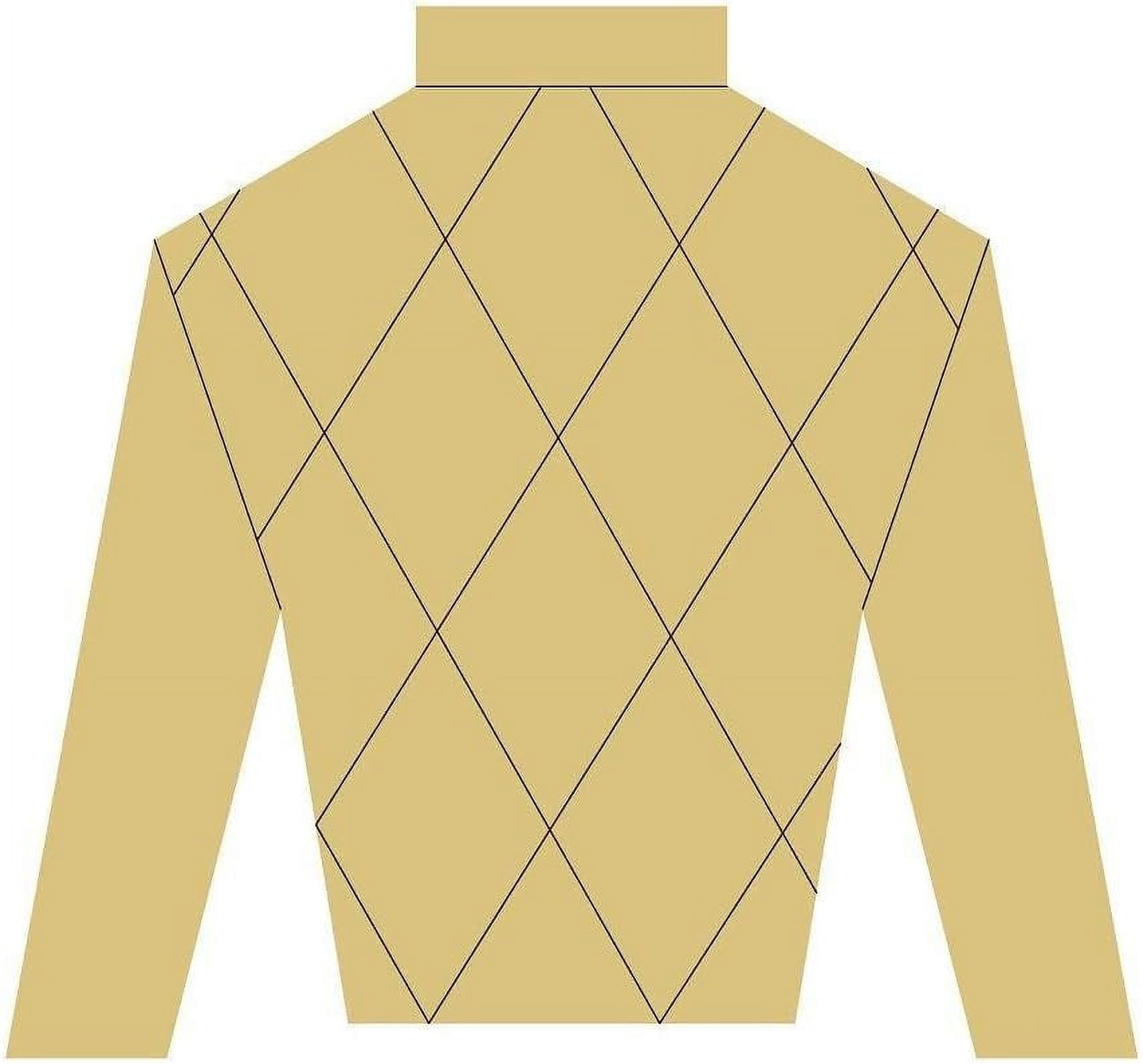 Jockey Silk Design By Lines Cutout Unfinished Wood Derby Horse Racing