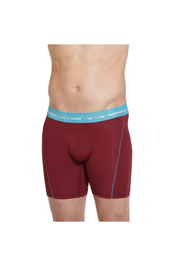 Sport Men's Silver Microfiber 7.5" Boxer Brief