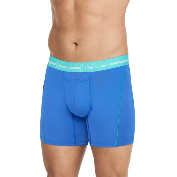 Jockey Sport Men's Silver Microfiber 7.5" Boxer Brief