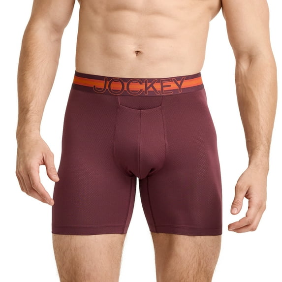 Jockey Sport Men's Stability Pouch Microfiber 6" Boxer Brief