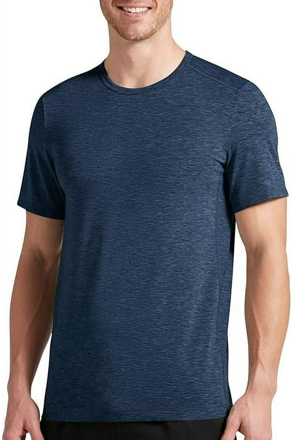 Sport Mens Heather Crew Neck T-Shirt Medium Midnight blue heather