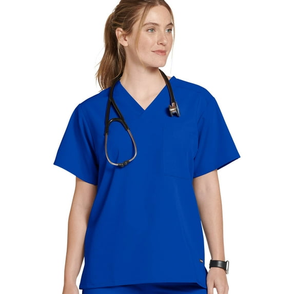 Jockey Unisex Classic Unisex One Pocket Stretch Scrub Top
