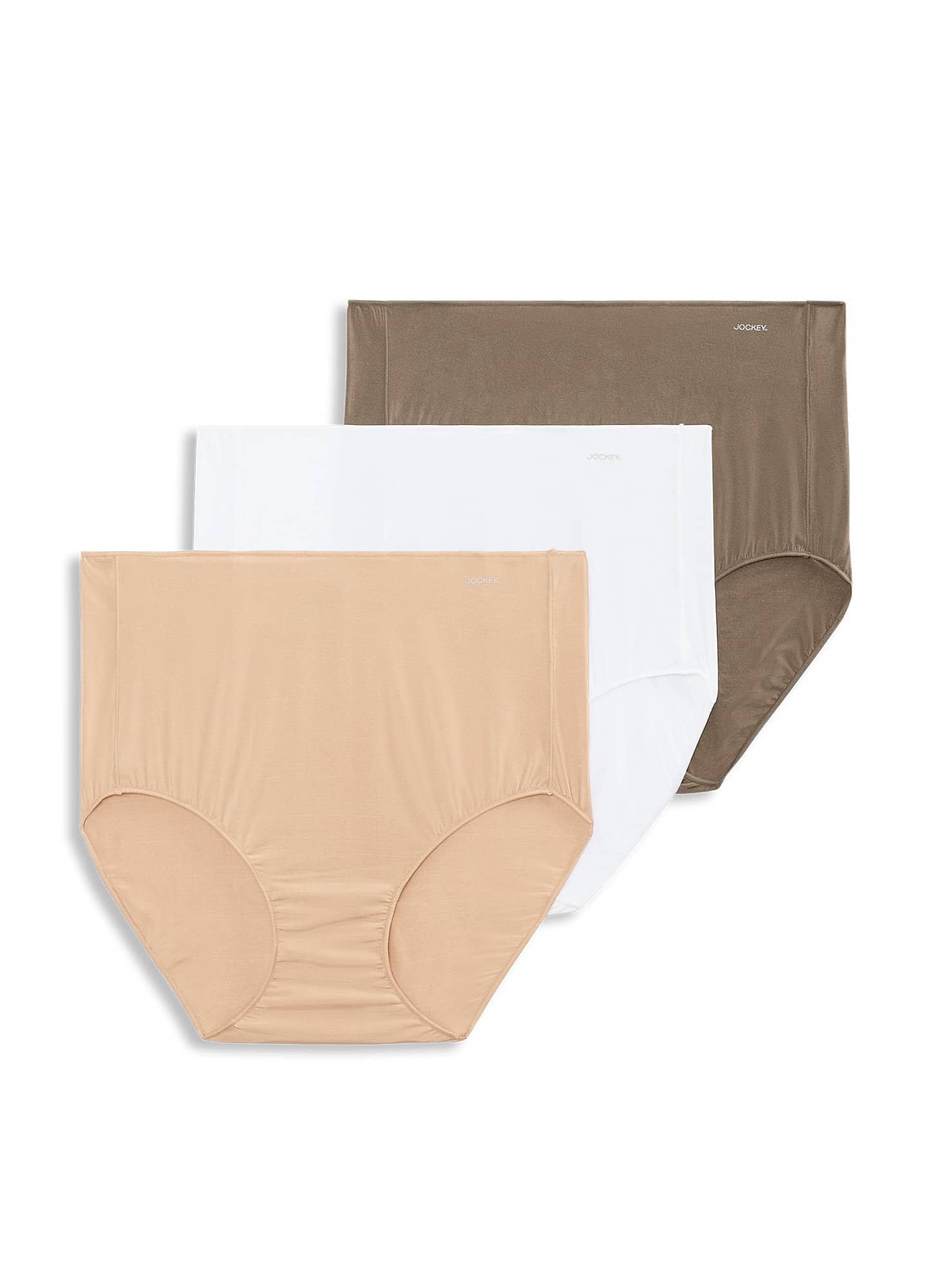 Jockey Women No Panty Line Promise Tactel Brief 3 Pack