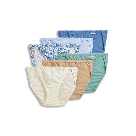 Jockey Women's 100% Cotton Elance String Bikini - 6 Pack