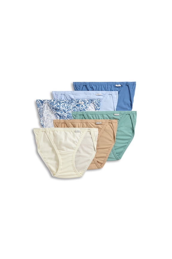 Women's 100% Cotton Elance String Bikini - 6 Pack