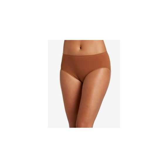 Jockey Women's Air Seamfree Hi Cut Underwear, Bronze, 7