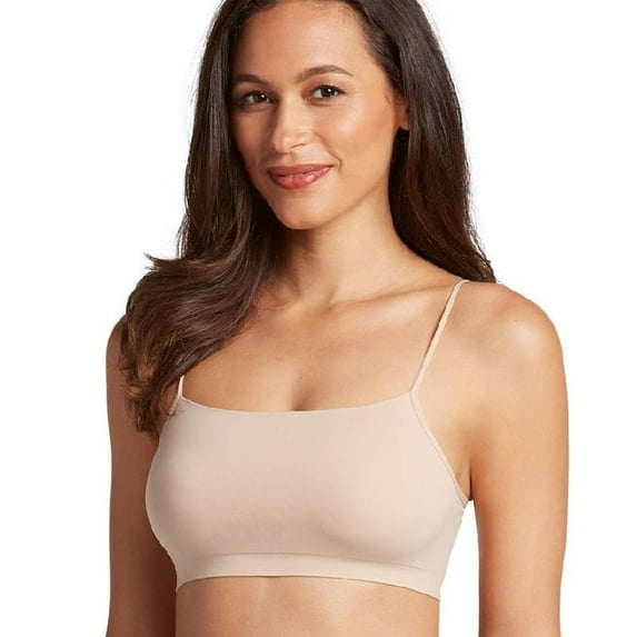 Jockey Women's Bras Air Seamfree Bralette, Sheer Nude, Small
