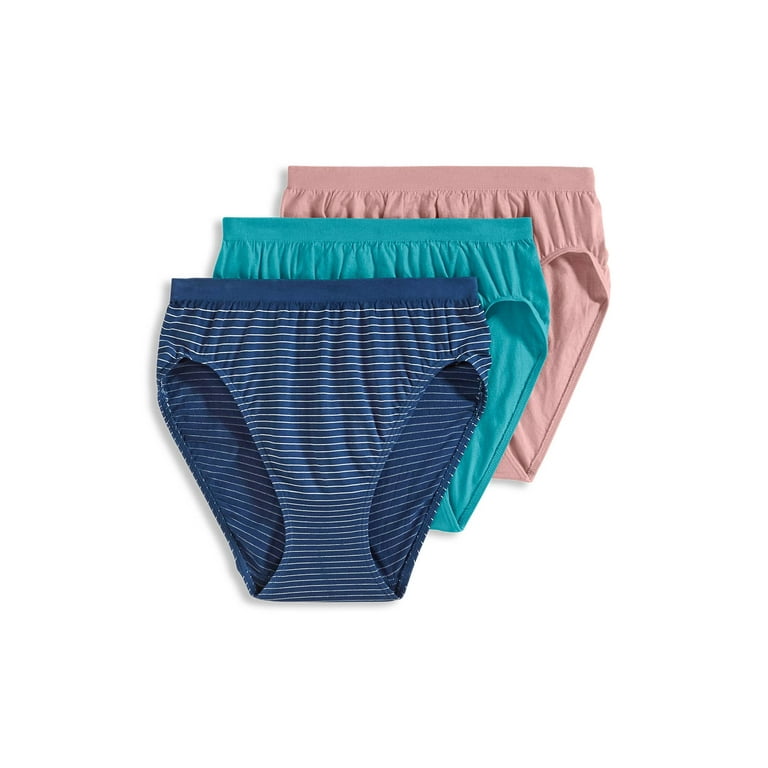 Jockey Women s Comfies Cotton French Cut 3 Pack Walmart