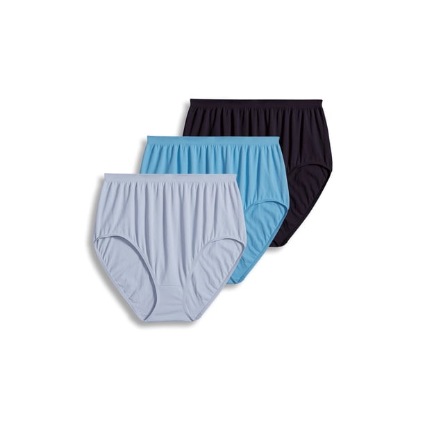 Jockey Slip classico da donna - Confezione da 6, nero, 5 Jockey Slip classico da donna - Confezione da 6, nero, 5