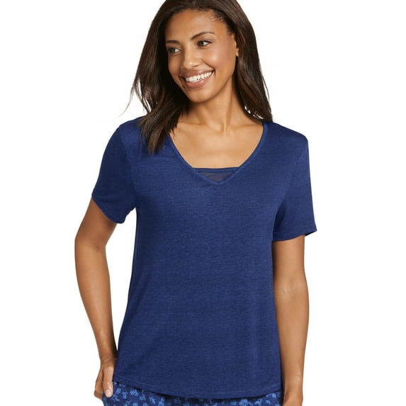 Jockey Women's Cooling Comfort V-Neck Mesh Tee