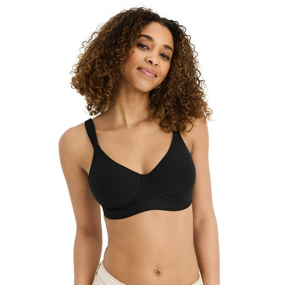 Jockey Women's Cooling Cotton Blend Wirefree Full Coverage Molded Cup Bra