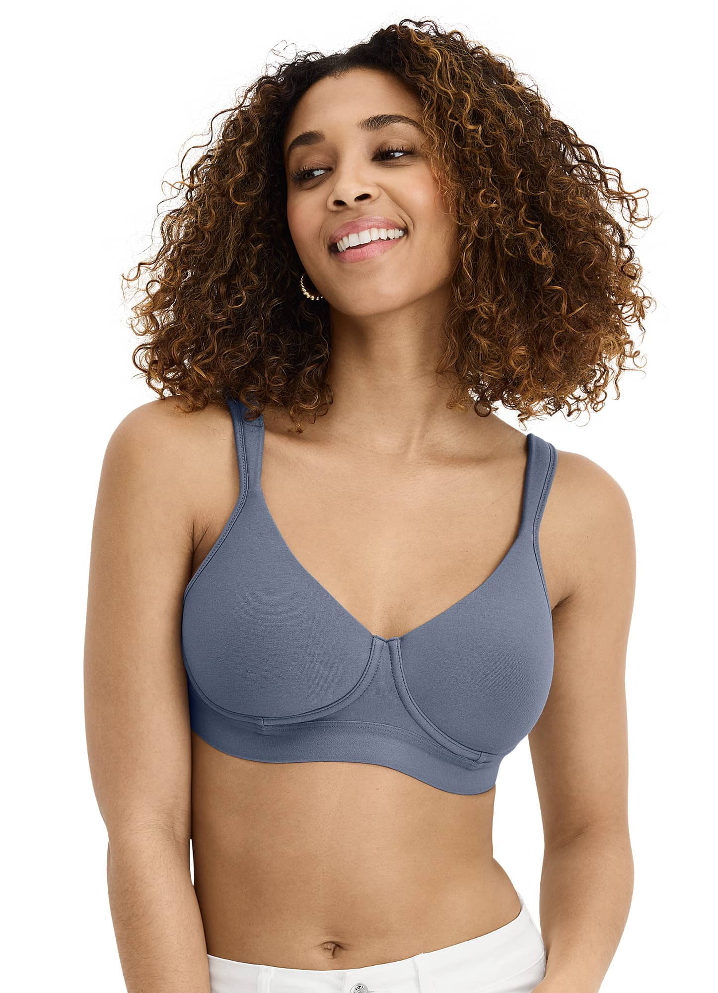Jockey Women's Cooling Cotton Blend Wirefree Full Coverage Bra