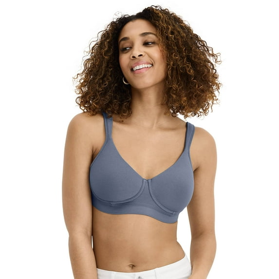 Jockey Women's Cooling Cotton Blend Wirefree Full Coverage Molded Cup Bra