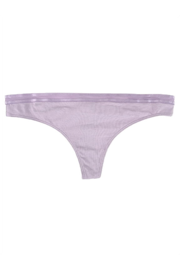 Women's Cotton Allure Thong (S, Lilac Dreams)