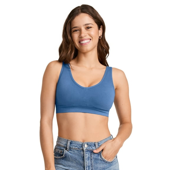 Jockey Women's Seamfree Cotton Blend Light Support Bralette