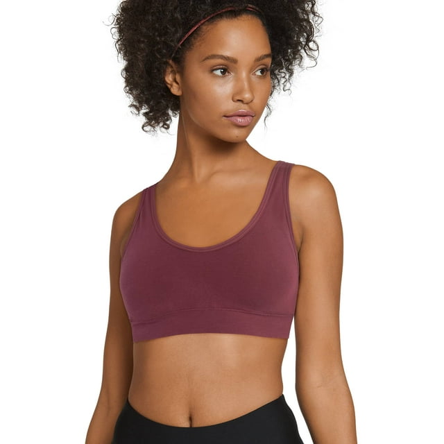 Jockey Women's Cotton Blend Seamfree Light Support Bralette