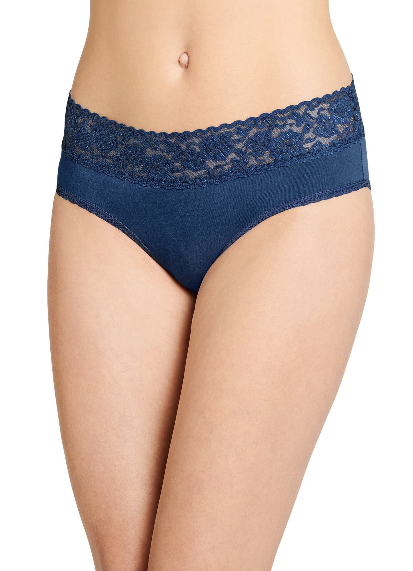 Jockey Women's Cotton Stretch Lace Hipster