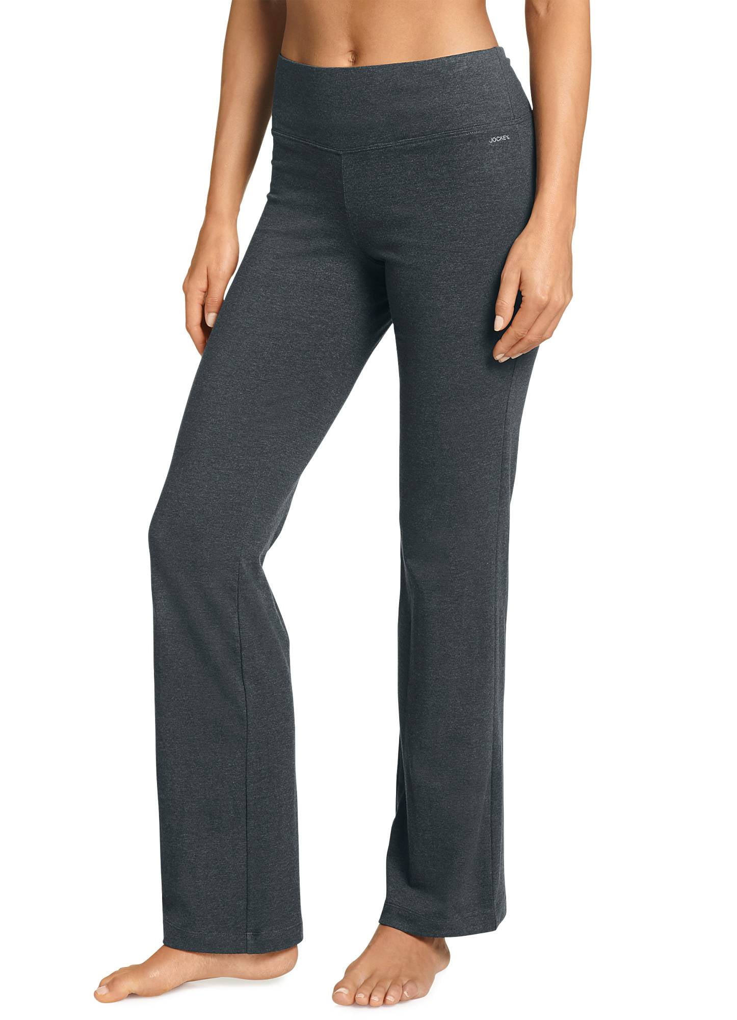 Avalanche Women's Slim Fit Hybrid Stretch Woven Knit Pant With Zipper  Pockets 