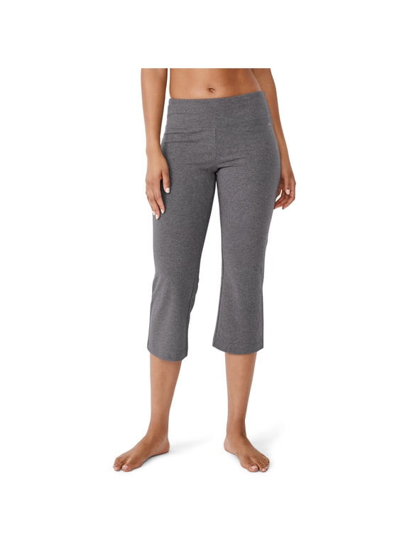 Women's Cotton Stretch Slim Flare Capri