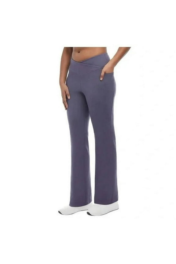 Women's Crosswaist Yoga Pant (Portland Plum, XL)