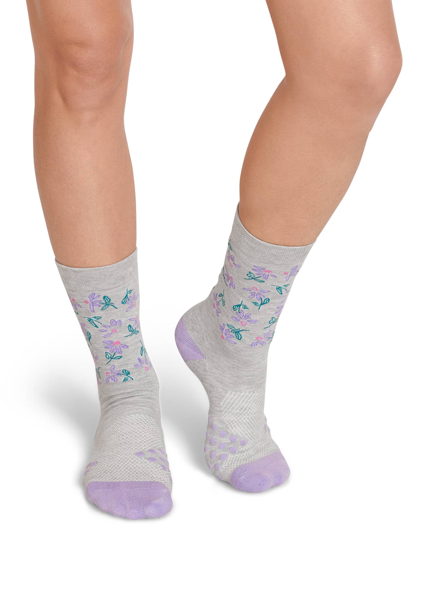 Jockey Women's Diamond Cushion Comfort Pattern Crew Sock