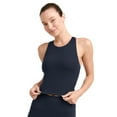 thumbnail image 1 of Jockey Women's EVERACTIVE Racerback Crop Tank With Built-In Bra, 1 of 8