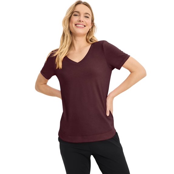 Jockey Women's EVERACTIVE V-Neck Tee