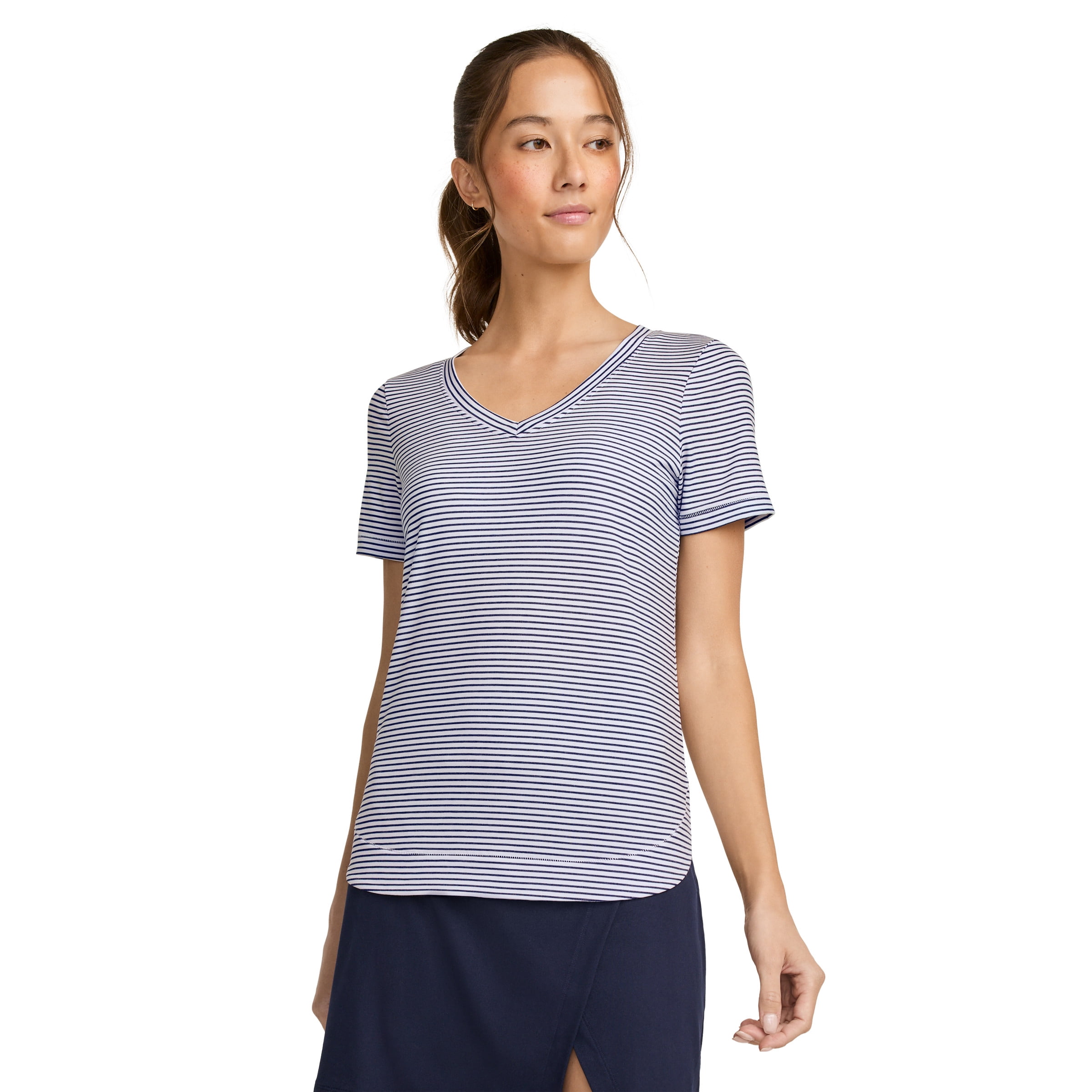 V Neck Bungee Tee