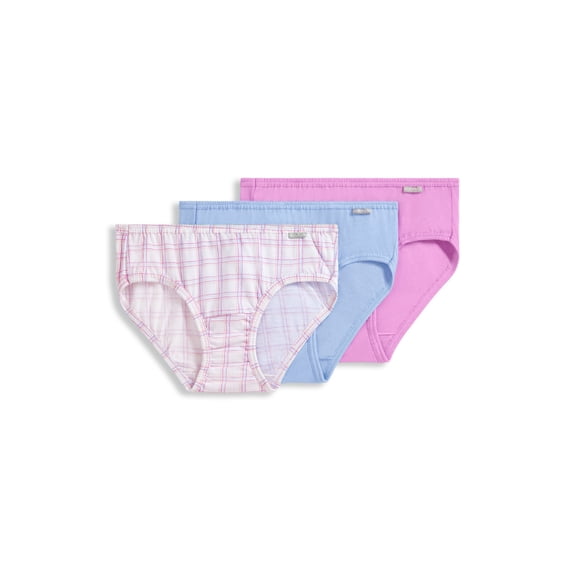 Jockey Women's 100% Cotton Elance Bikini - 3 Pack
