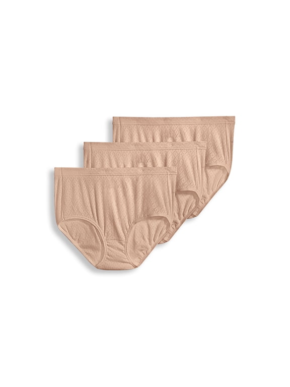 Women's 100% Cotton Elance Breathe Brief - 3 Pack