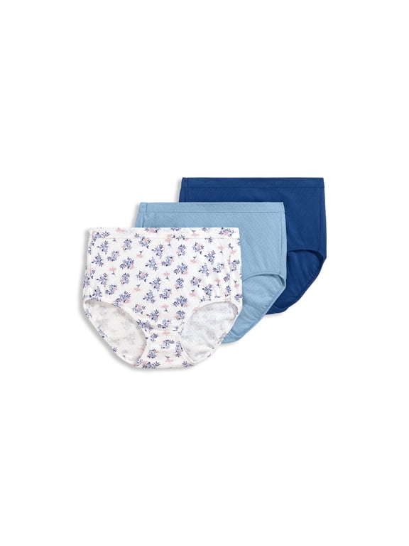 Women's 100% Cotton Elance Breathe Brief - 3 Pack
