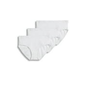 Jockey Women's 100% Cotton Elance Breathe Hipster - 3 Pack