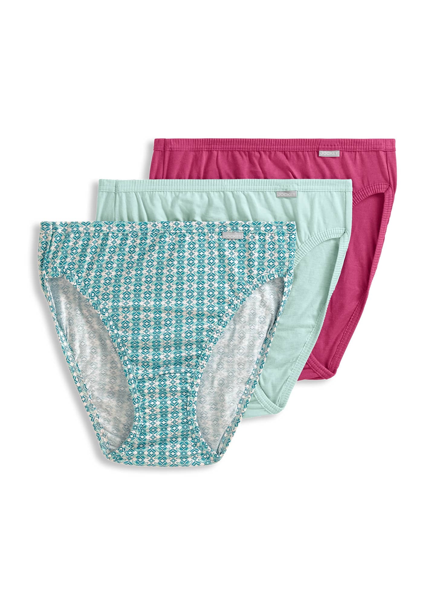 Jockey Elance Super Soft French Cut Underwear 3 Pack 2071 OBLONG DOT/B –  CheapUndies