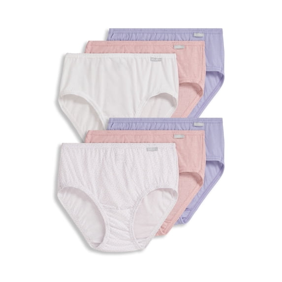 Jockey Women's 100% Cotton Elance Hipster - 6 Pack