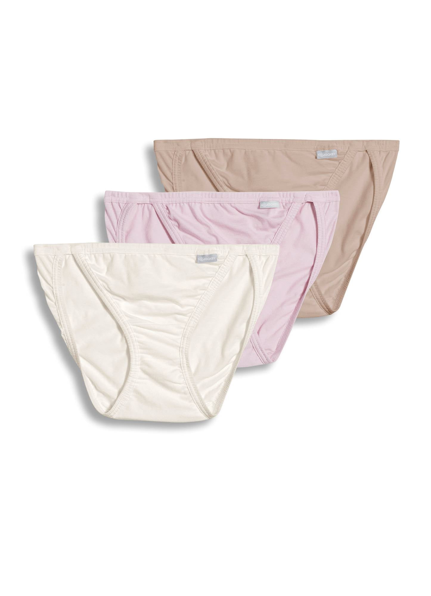 Jockey Men's Underwear Elance Bikini - 3 Pack, White, S : :  Clothing, Shoes & Accessories