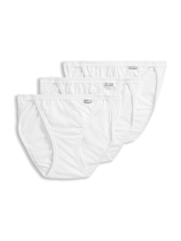 Women's 100% Cotton Elance String Bikini - 3 Pack