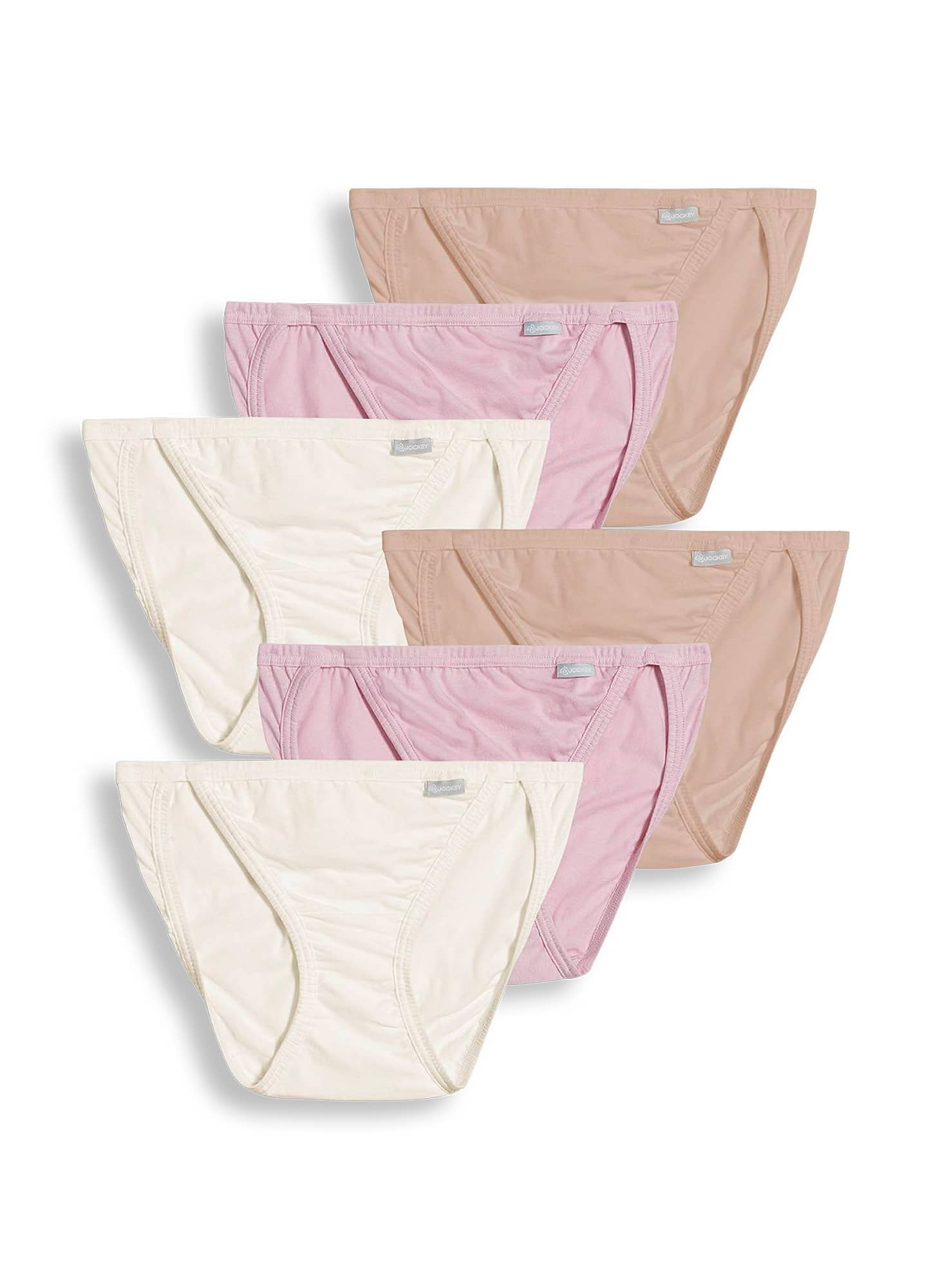 Women's Jockey 3-Pack French Cut (Heather Blue/Deep Blue)100% Cotton  Underwear