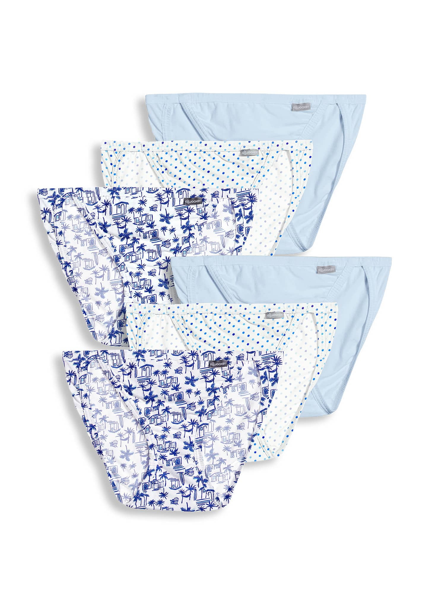 Jockey Women's Elance String Bikini - 6 Pack - Walmart.com