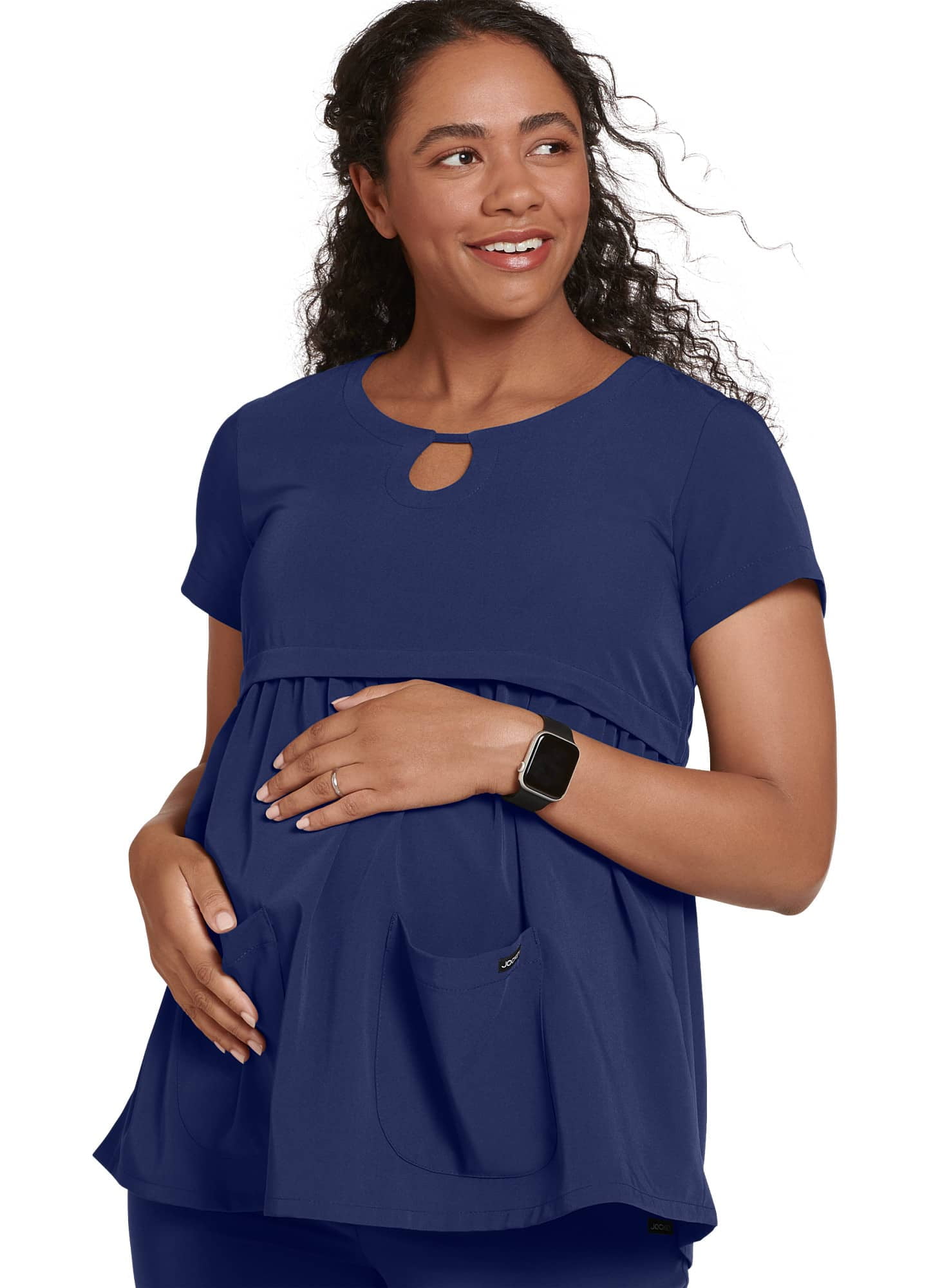 Jockey Women's Empire Waist Maternity Scrub Top