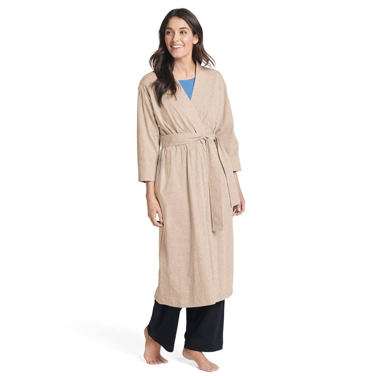 Jockey long cotton wrap robe deals