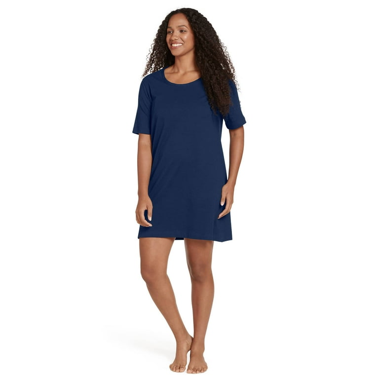 Jockey Women s Everyday Essentials 100 Cotton Short Sleeve Sleepshirt