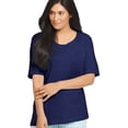 thumbnail image 1 of Jockey Women's Everyday Essentials 100% Cotton Short Sleeve Tee, 1 of 2