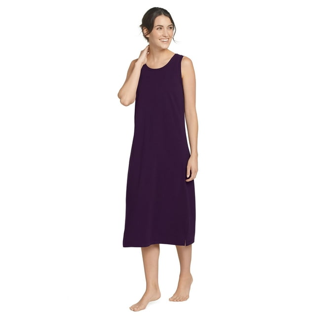 Jockey Women's Everyday Essentials 100 Cotton Tank Sleep Dress