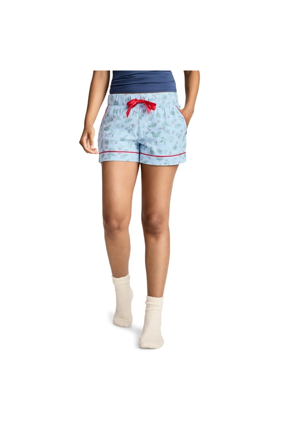 Women's Flannel Sleep Short